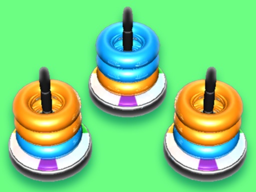 Hoop Stack Sort Puzzle Game
