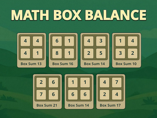 Math Box Balance